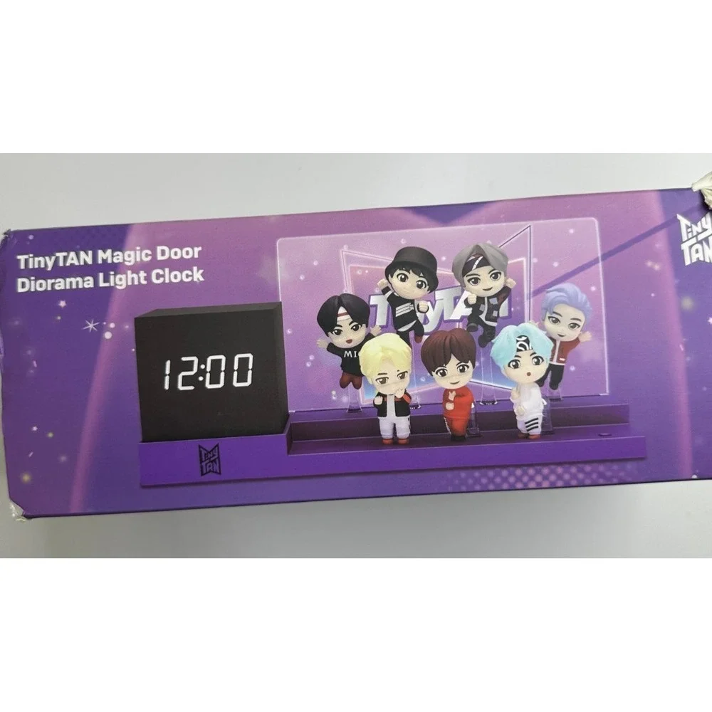 BTS TinyTAN Official Magic Door Diorama Light Clock Opened Box Kpop